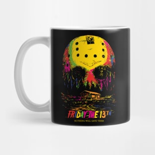 Friday the 13th movie poster Mug